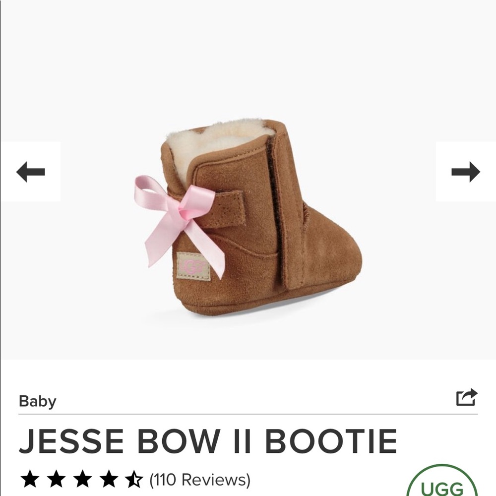 UGG Baby bowtie bootie